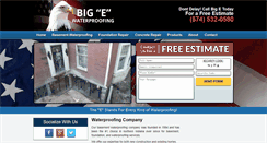 Desktop Screenshot of bigewaterproofing.com